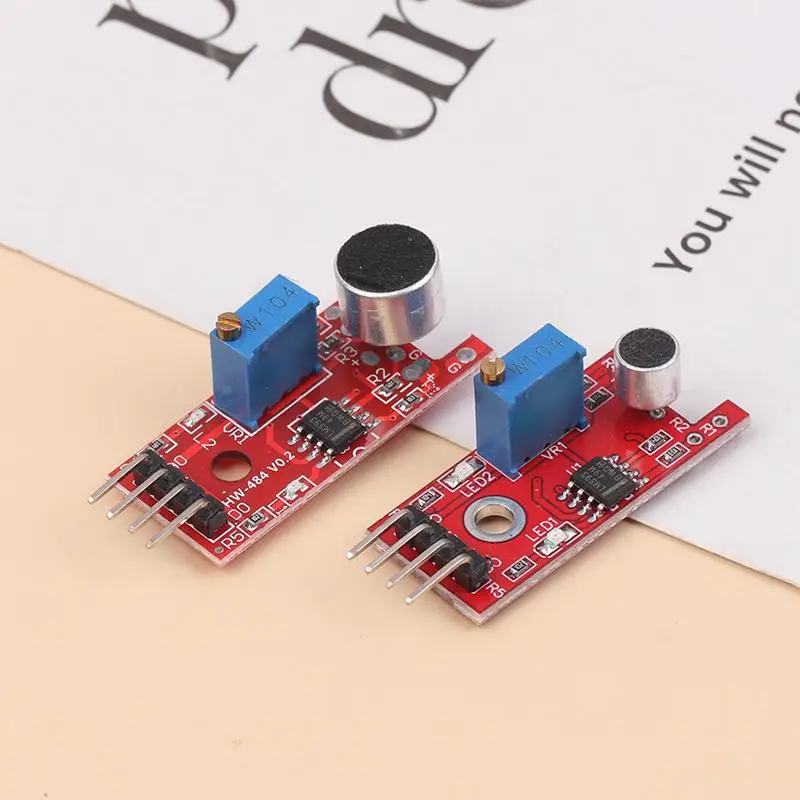 Módulo de sensor de som de voz de microfone KY-038 Módulo de detecção de som Sensores de saída digital para Arduino DIY