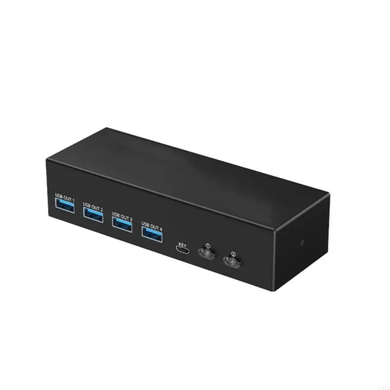 

2025 Новый 8K Displayport Два монитора KVM Переключатели для двух экранов и двух ПК
