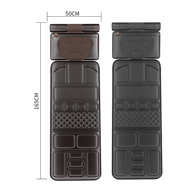 3 في 1 وضع قابل للطي كامل الجسم تدليك فراش التدفئة التلقائية متعددة الوظائف الأشعة تحت الحمراء البعيدة مُدلك بالاهتزاز وسادة #4