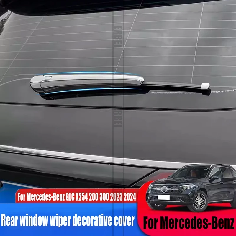 ممسحة النافذة الخلفية لمرسيدس بنز GLC X254 ، منتجات السيارة الخارجية بغطاء مزخرف ، من من من من من الخارج ، من من من من من من الخارج ،