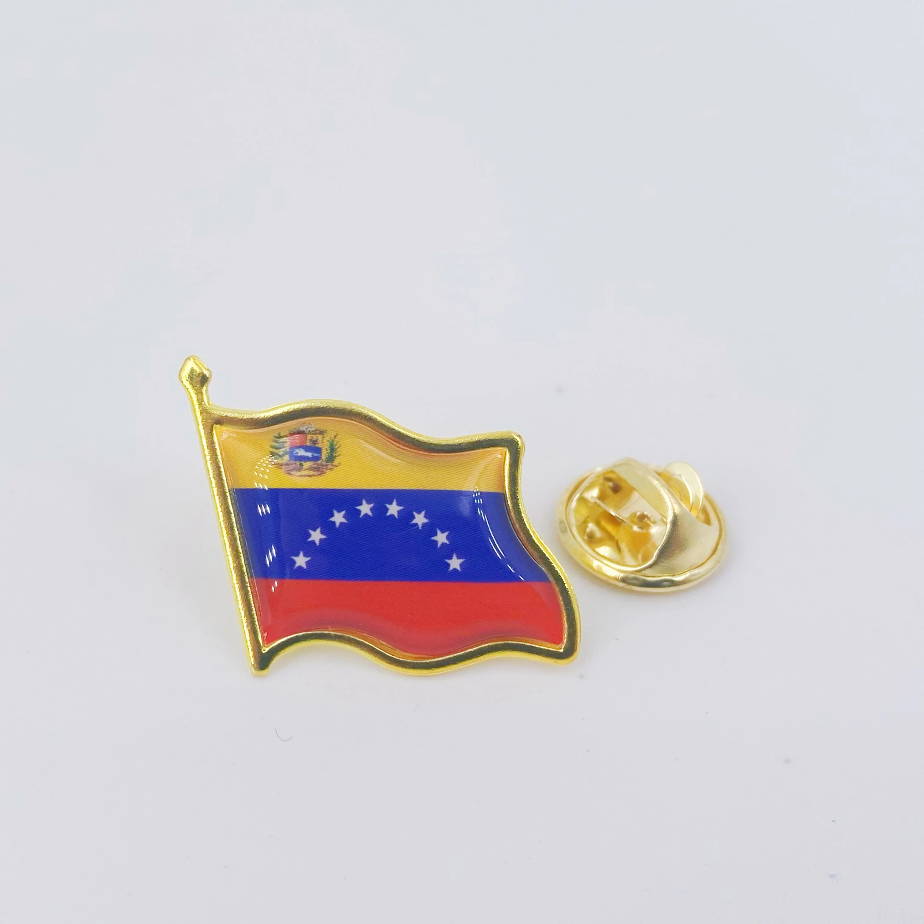 Venezuela Flag Lapel Pin - Enamel Metal National Badge | World Travel Souvenir Gifts for Men & Women | Country Flag Patriotic Br
