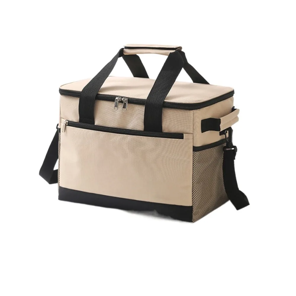 

17L/30L Camping Picnic Bag 4-6h Heat Preservation Portable Thermal Pie Carrier Oxford Cloth Large Capacity Food Tote Bag Cake
