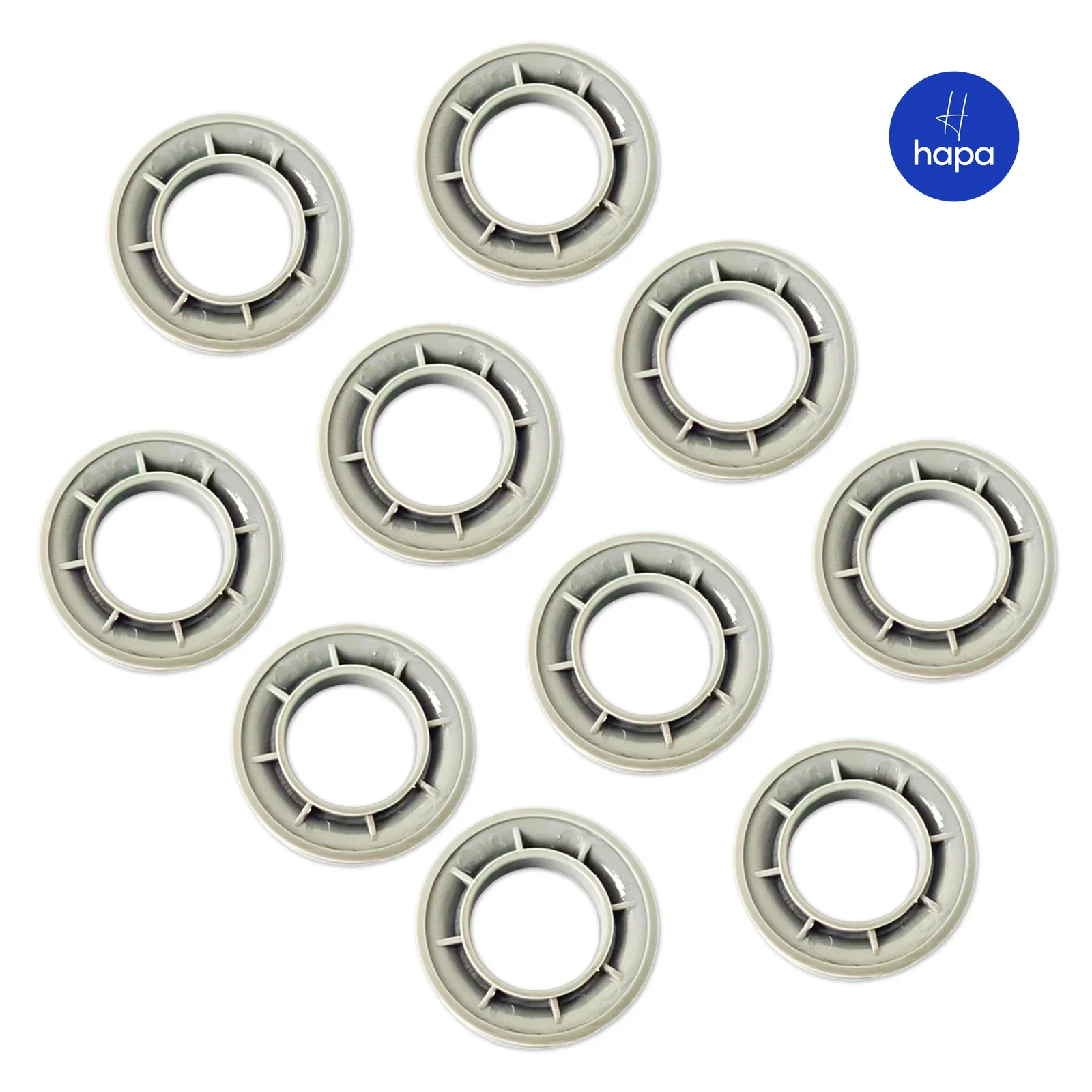 10 pieces, dishwasher door switch pulley, suitable for most dishwashers such as Midea outer/inner diameter 31mm/18mm