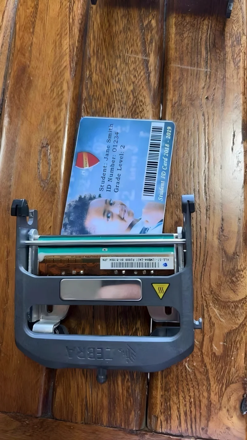 Original ZC100 Printhead for Zebra ZC300 ZC100 Thermal Card Printer PVC Color Card Printing P1094879-020 Genuine Second Hand