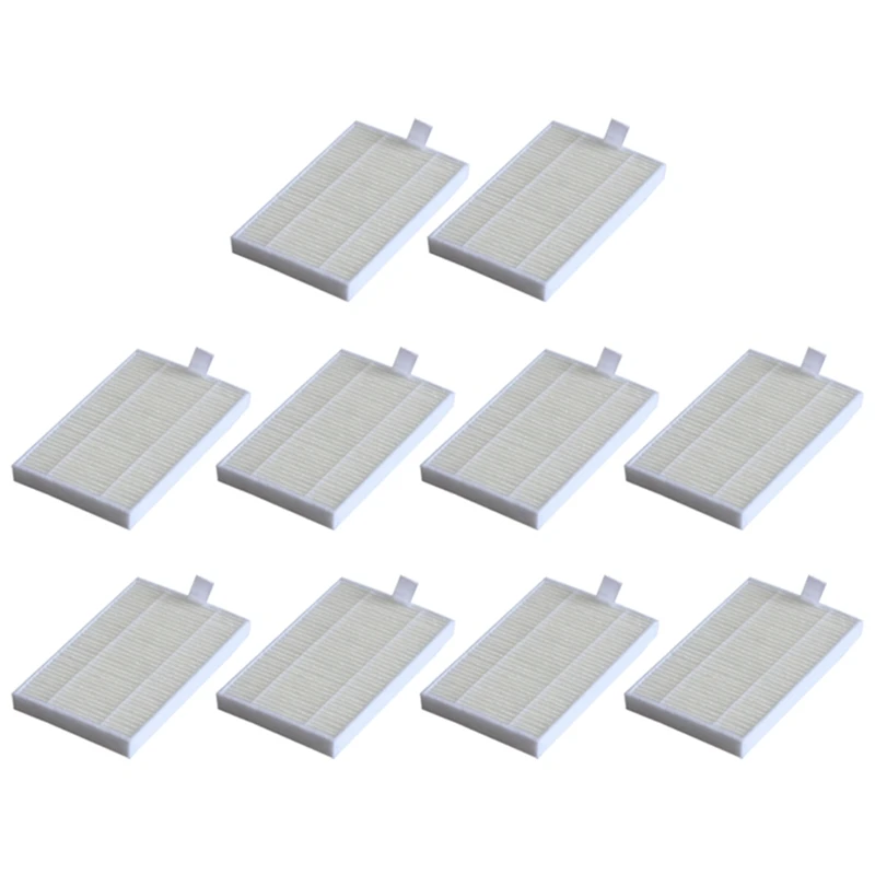 10PCS For LIECTROUX C30B Robot Proscenic 800T 820S Robot Vacuum Cleaner Replacement Accessories HEPA Filter