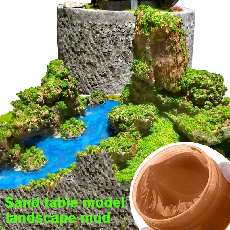 56 ml Modelliermasse, Schlammpaste, Diorama, Berg, Fluss, See, Ozean, Landschaft, Miniatur-Basismaterial, Wargaming, Geländelandschaft