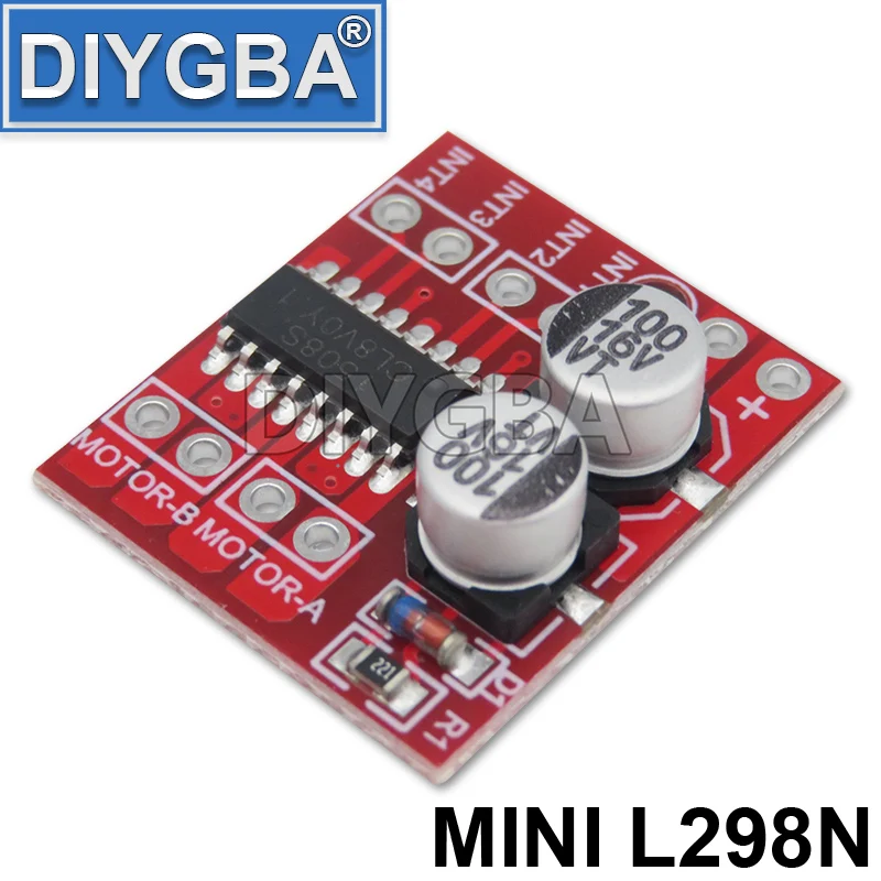 L298N Driver Board 298N Module Stepper Motor Smart Car Robot Breadboard Peltier High Power L298 DC Motor Driver For Arduino