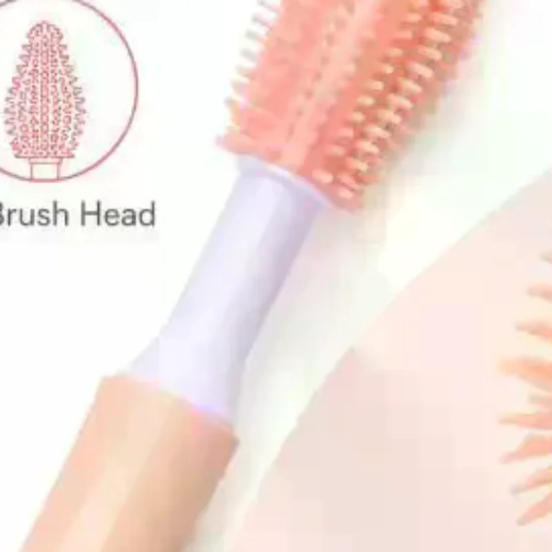 1/2 Pcs Silicone Bottle Cleaning Brush Set Flexible Handle 360 Degree Deep Clean For Baby Bottles Nipples Cups Kitchen Use