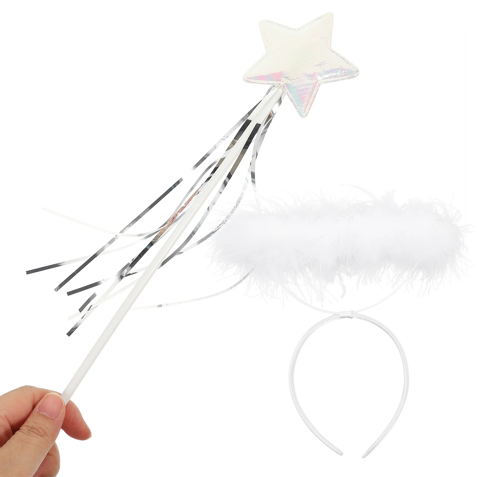 

1 set Angel Fairy W Headdress Girl Costume Cosplay Accessories Halloween Party Decor Hair Role Playing Headb Prop
