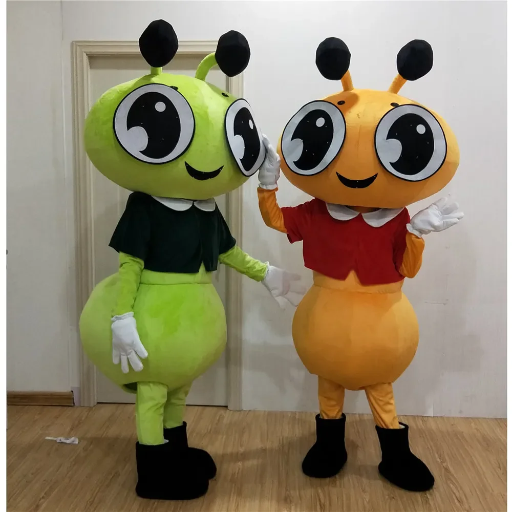 Christmas High Quality Ant Mascot Costumes Unisex Cartoon Apparel Mascot Christmas Party Suit