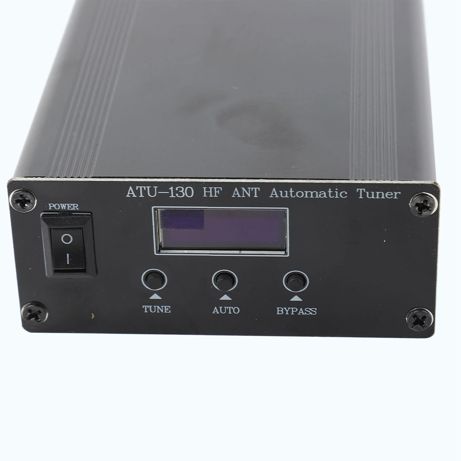 ATU-130 1.8 ‐ 50 ميجا هرتز 200 واط مايكرو الموجات القصيرة موالف هوائي تلقائي 10 ‐ 15VDC عرض الصمام الثنائي الباعث للضوء العضوي