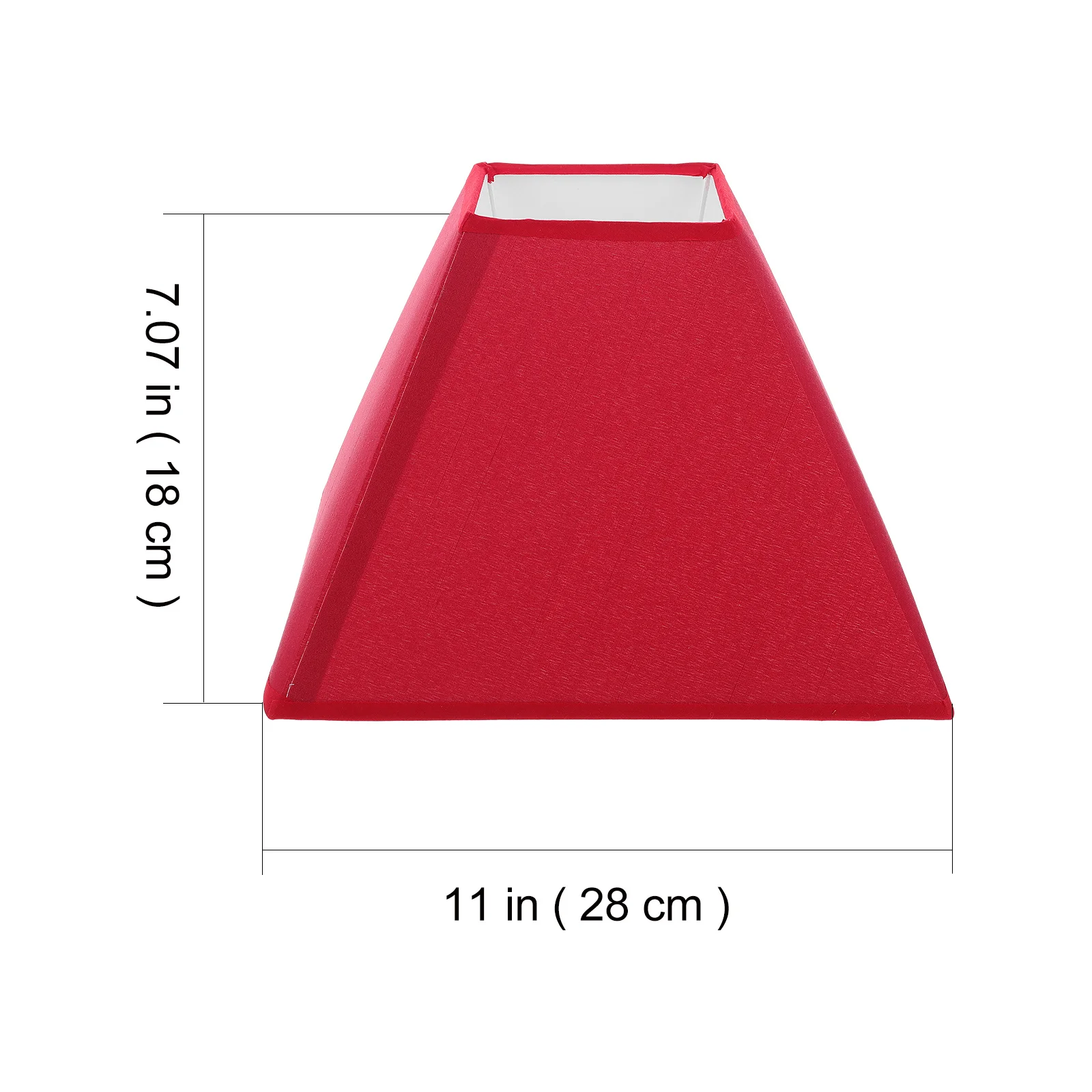 

Cloth Lampshade Durable Simple Classic Lamp Cover for Bedroom Living Room Red Protective Light Cover Cloth Lampshade