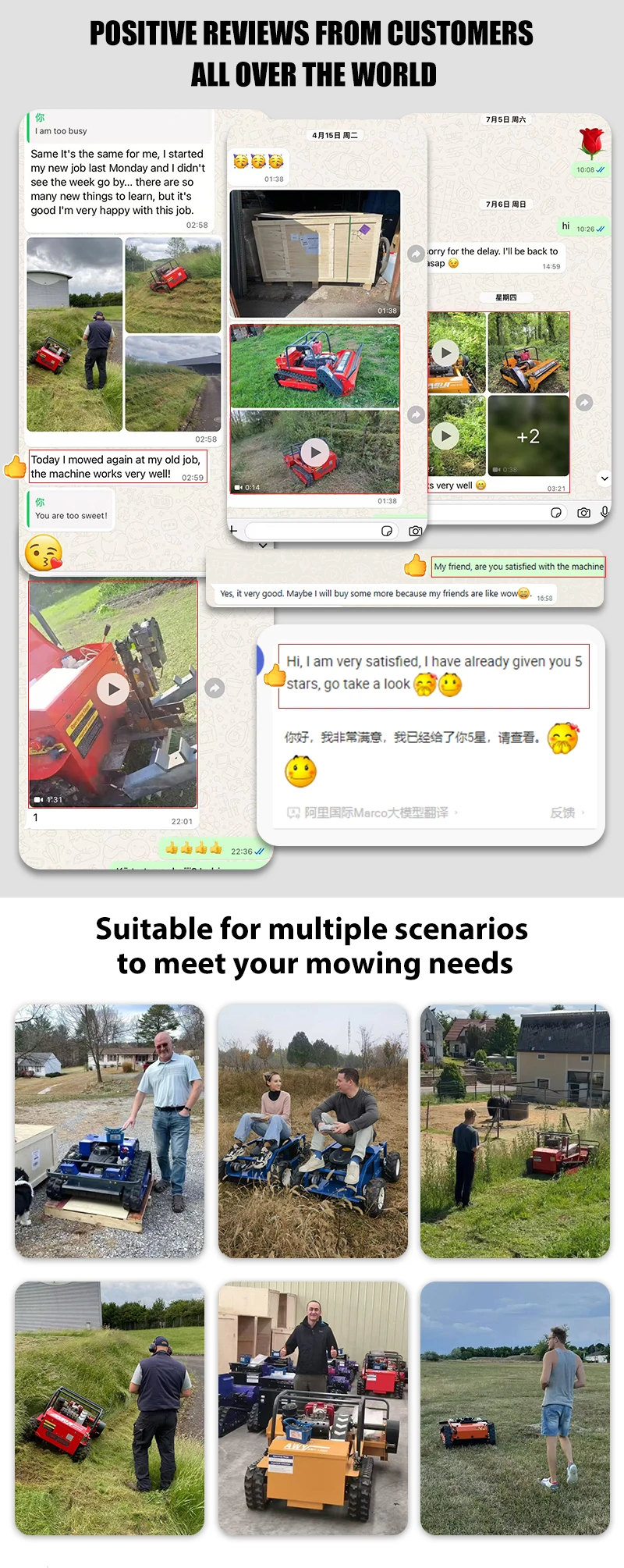 Customized Robot Lawn Mower GPS Autonomous Wire‑Free Cordless Smart Remote‑Controlled Garden Grass Cutting Robot