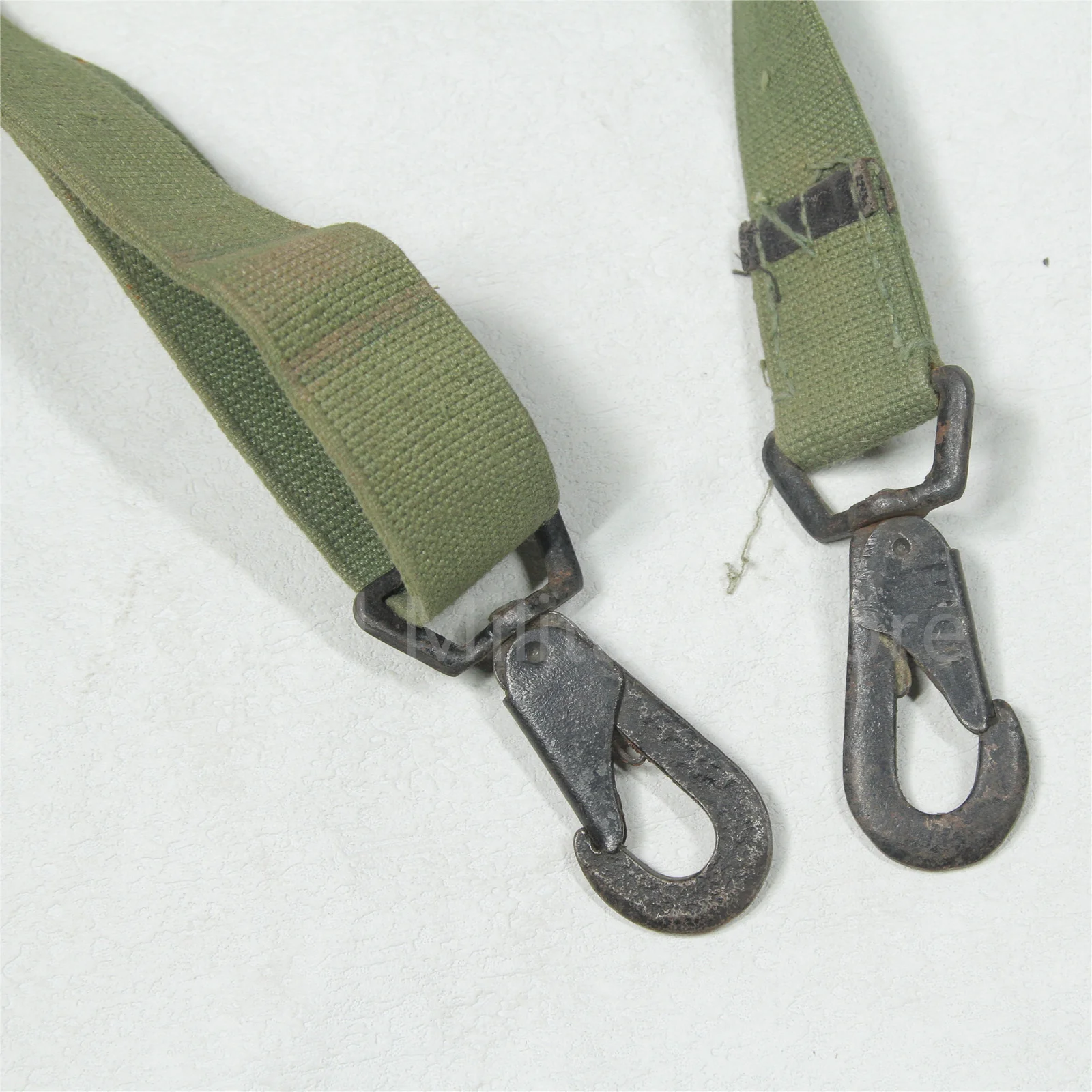 Original Vintage Chinese Military Surplus Korean War Chicom 1950s ZB-26 DP-28 Type-53 LMG 2 Point Tactical Clasp Gun Sling Strap