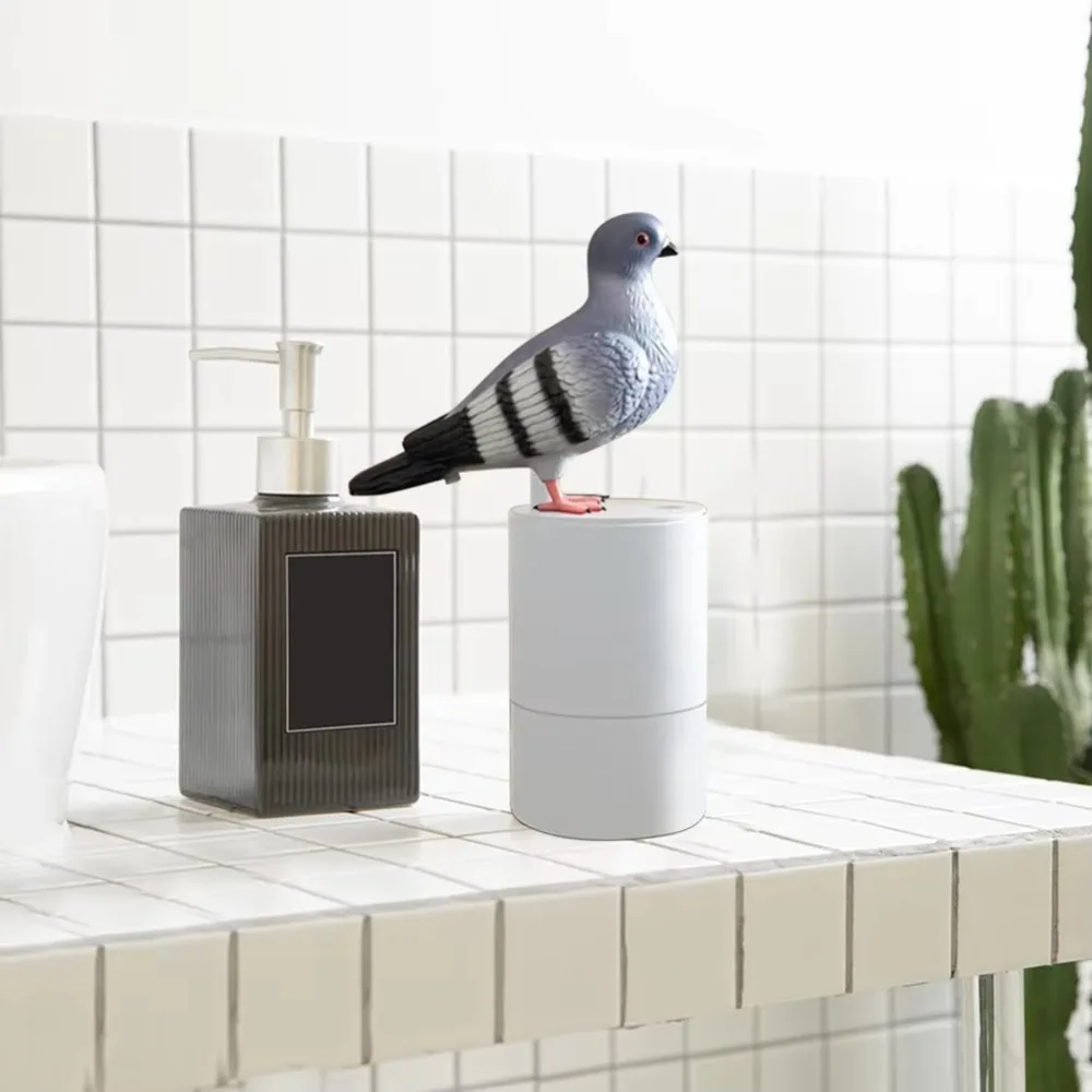 

Automatic Induction Pigeon Soap Dispenser Multi-function Hygienic Bird Soap Dispenser For Home Washroom Touchless Sensing