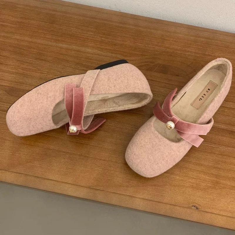 

Flats Women Loafers Shoes Suede Fashion Mary Jance Dress Shoes Designer Shallow Sport Autumn 2025 Elegant New Zapatos De Mujer