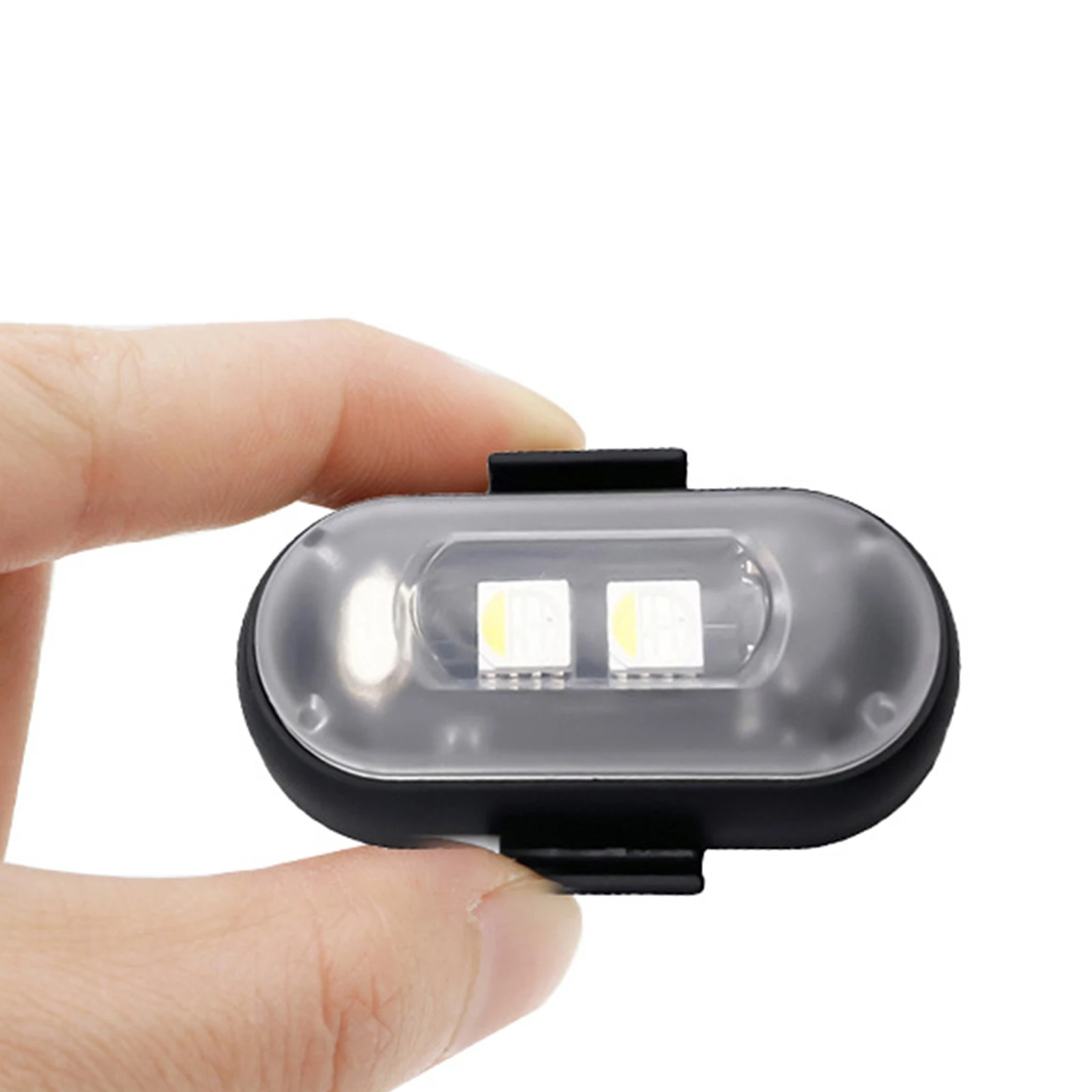 2/4/6 Stück kabellose LED-Blitzleuchten mit Fernbedienung, 7 Farben, wiederaufladbare USB-LED-Leuchten für Autos, Fahrräder, Motorräder