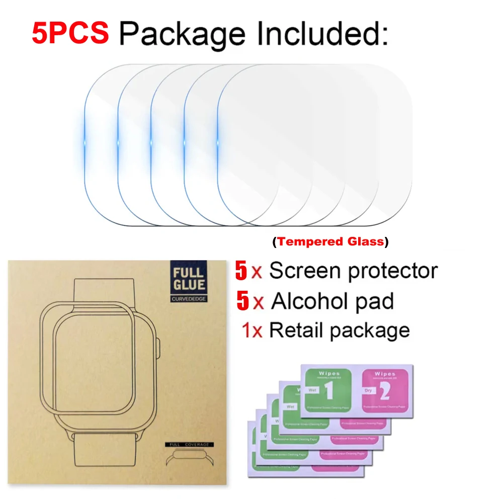 واقي شاشة من الزجاج المقسى لساعة Huawei Watch Fit 4 Pro طبقة حماية للشاشة لملحقات Huawei Watch Fit4 Pro