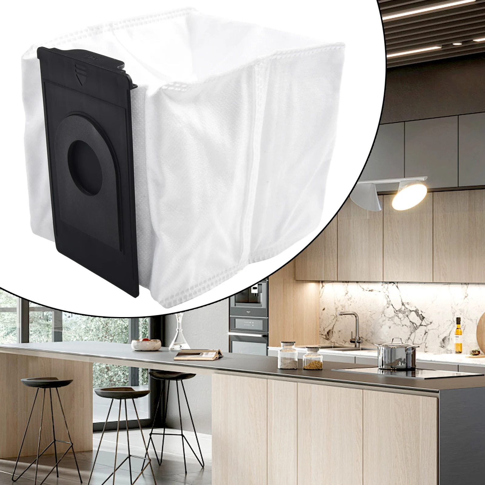 

6 Pack Self Empty Dust Bags Compatible with For Ultenic and For S3 Cordless Vacuum Quick and Eco Friendly Disposal
