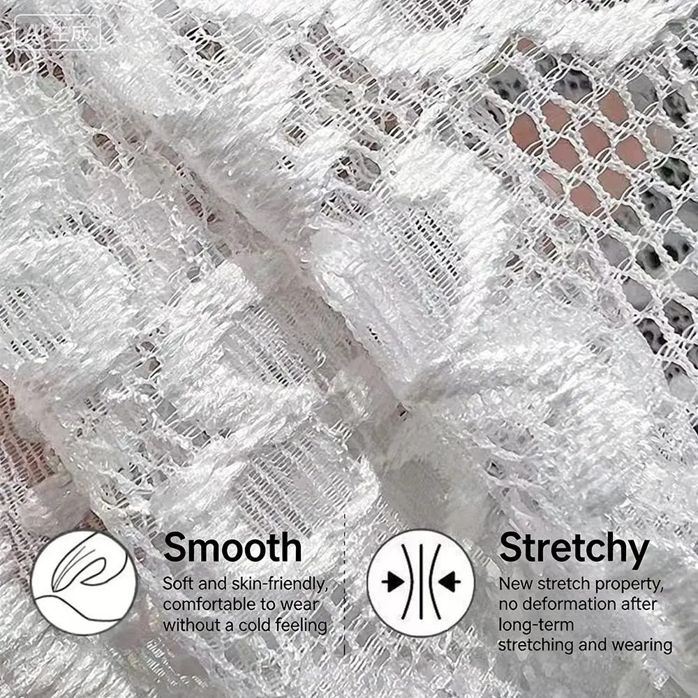 

Casual Sleeveless Lace Pullover Tops See-through Blouse Suspender Vest Slim Underwear Fitted Tops Daily Use