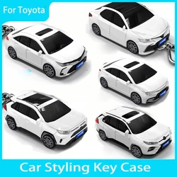 For Toyota Camry LEVIN Carola RAV4 Avalon Vetlanda Appearance Car Key Case Fob 2 3 4 Button for Land Cruiser Prado Key and So On