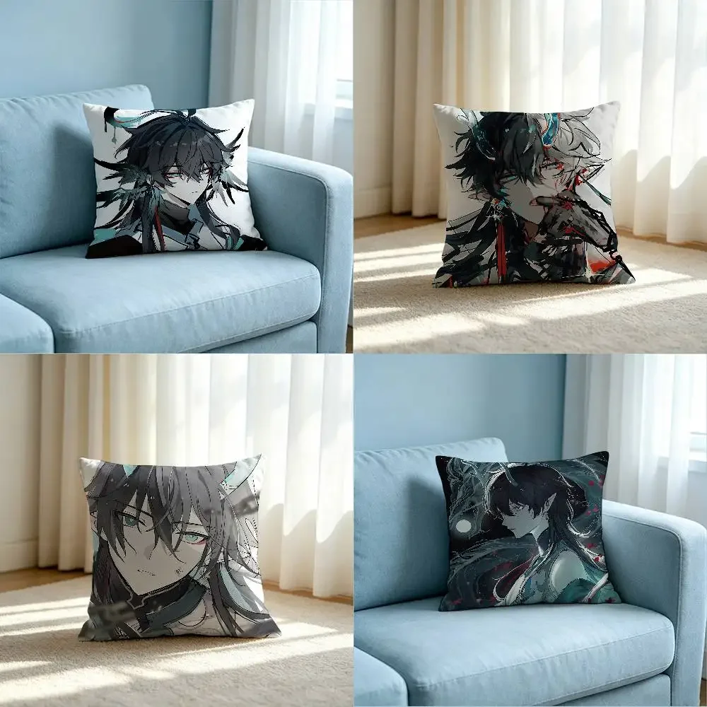 Dan Heng Imbibitor Lunae Customizable Square Pillowcases, Stylish And Soft, Perfect For Beds, Cars, And Sofas.