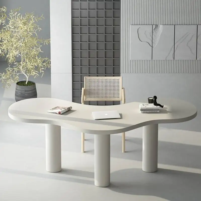 

/White Wood Executive Desk Luxury Manager Designer Large Table Executive Desk Work Conference Mesa De Escritorio Office Furnitur