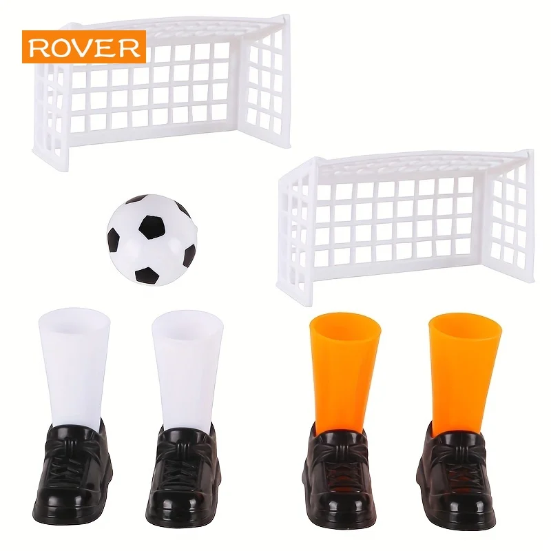 1pc Finger Football Game Set with Two Goals, Funny Family Party Finger Soccer Match Toy, Party Parent-child Interaction Gifts