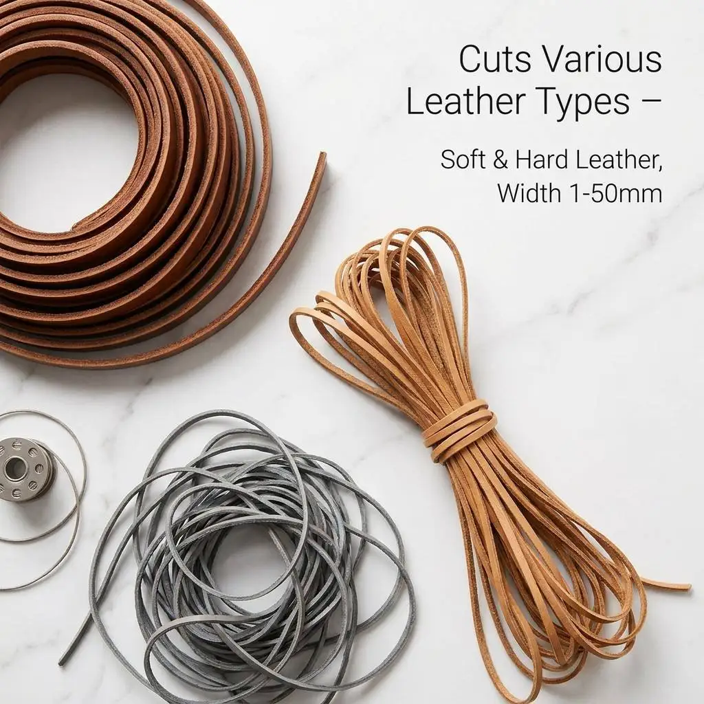 Women's Braided Genuine Leather Bracelet Cord Cutting Machine Accessory Shoemaking Essentials