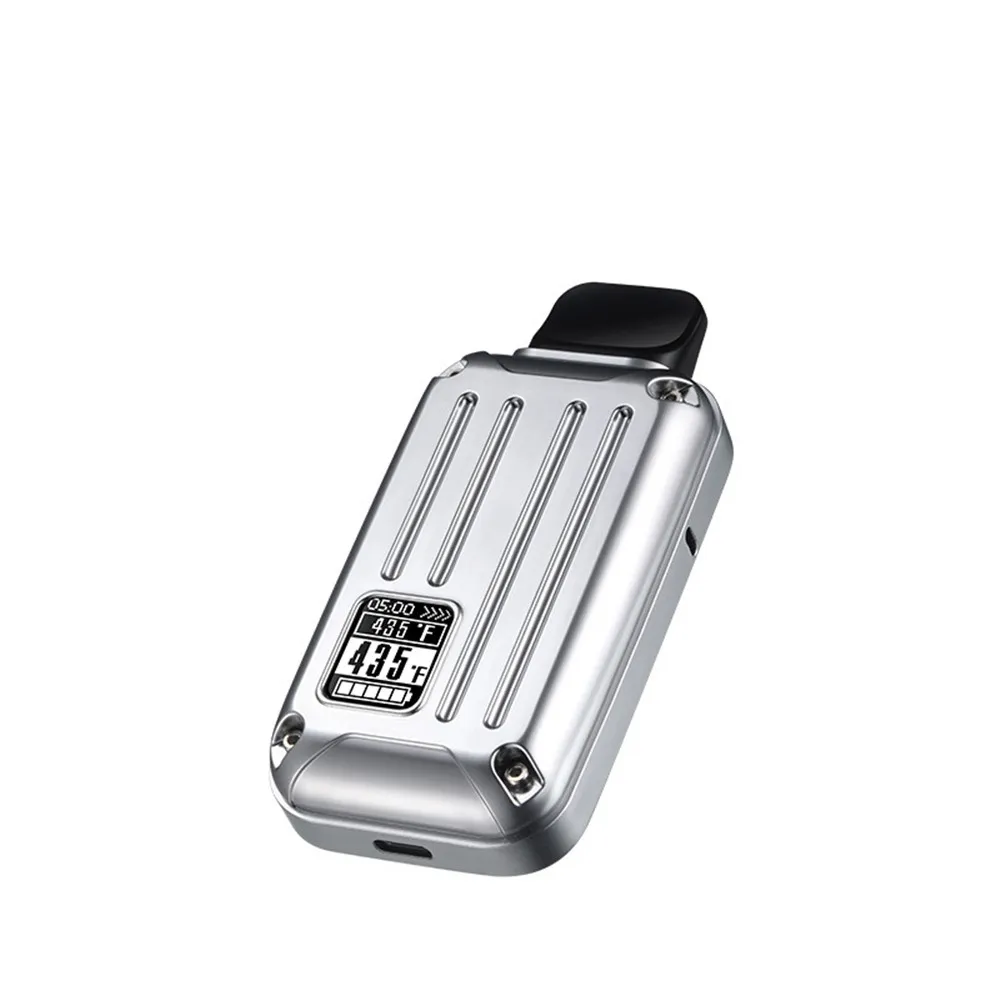 أحدث مبخر عشبي جاف لعام 2025 طقم أورانوس 2200 مللي أمبير في الساعة على شكل أمتعة مجموعة تدخين حرق جاف مجموعة شمع عشبي مبخر عشبي جاف