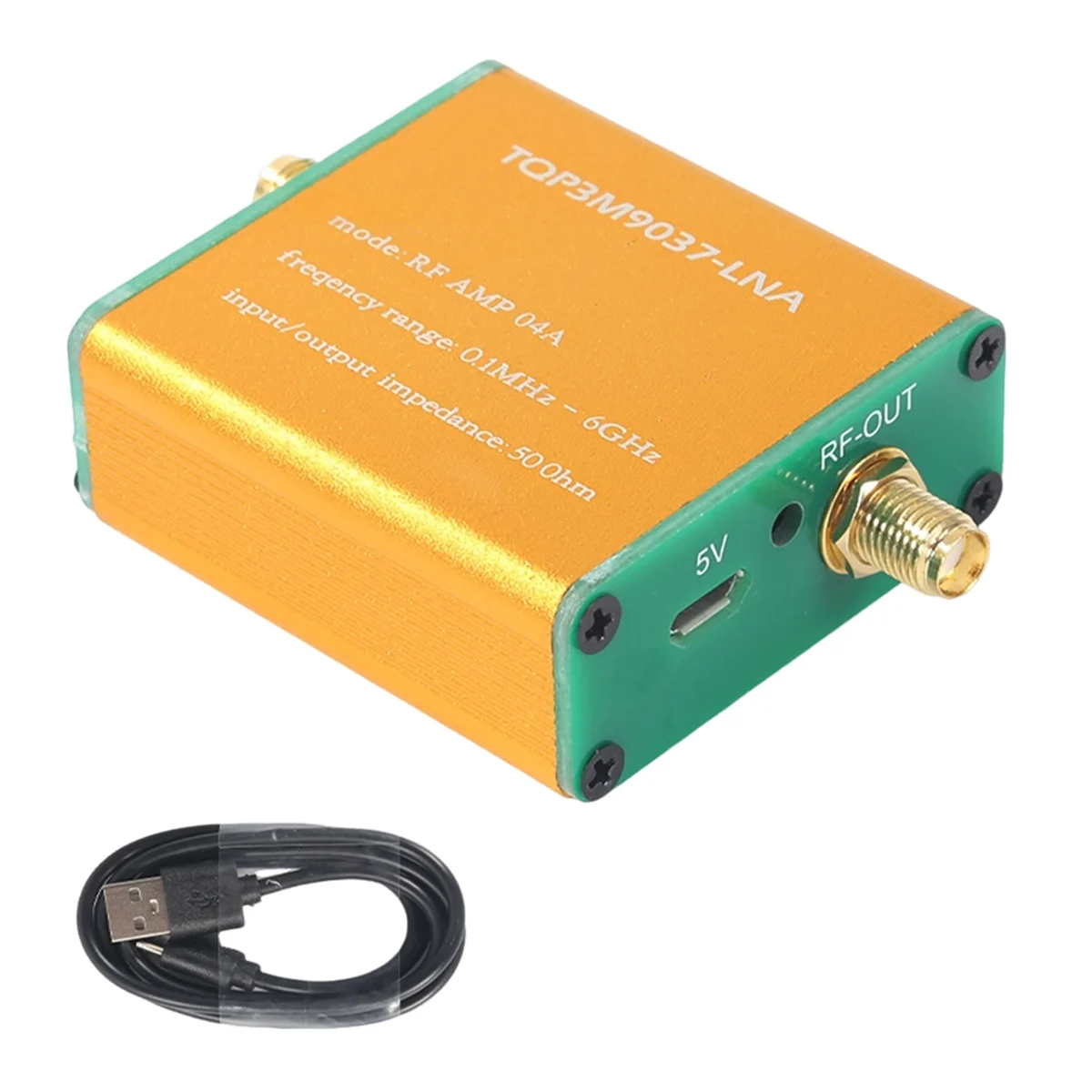 Low Noise Amplifier 100K-6GHz Full Band 20DB LNA RF Power Preamplifier Professional Software Defined Radio NO Battery