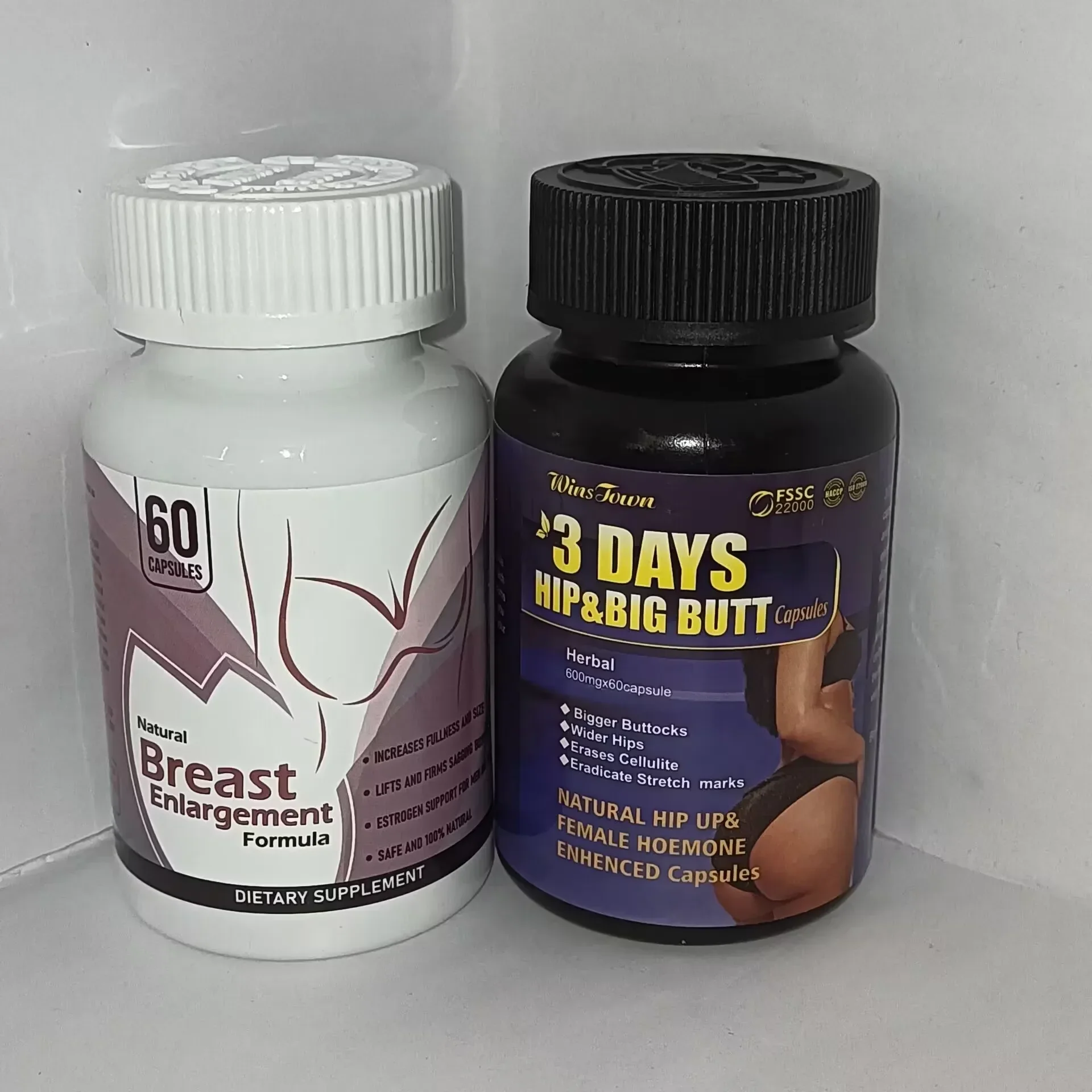 1 Set Plump Buttocks Capsules+breast Ment Capsules Health Food