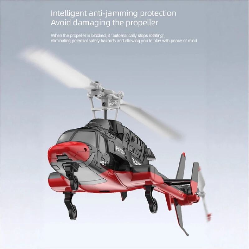 

A61 Mini Bell-Style RC Helicopter - 4CH, Altitude Hold, Crash-Resistant, Scale Simulation, RC ERA