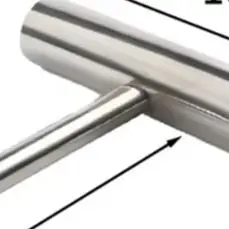 T Hook Galvanized Hanging Hook For Meat Curtain Butcher Shop Slaughterhouse Processing Equipment Lifting Tool Silver Finish