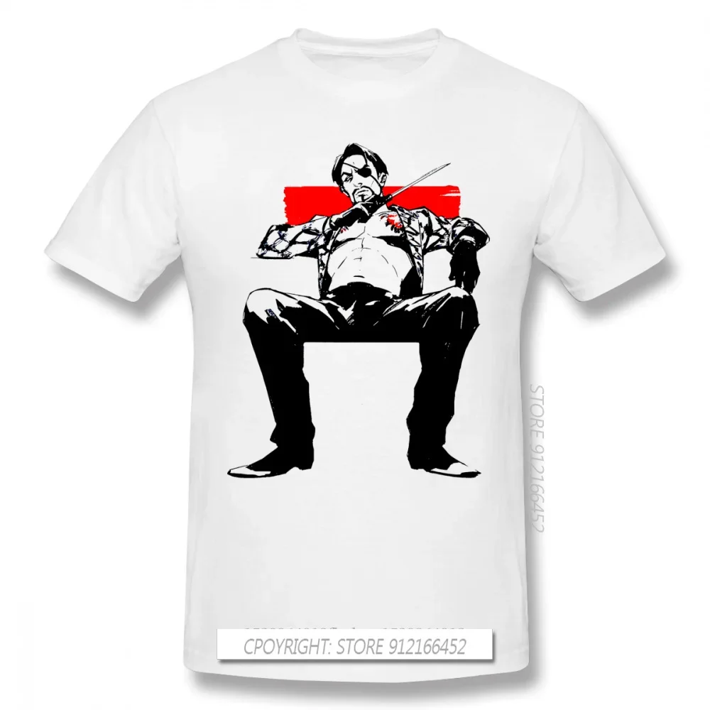 Yakuza Kiwami Kazuma Kiryu Yumi Game Men 100% Cotton TShirt  Plus Size Tops Goro Majima Oversize Shirt