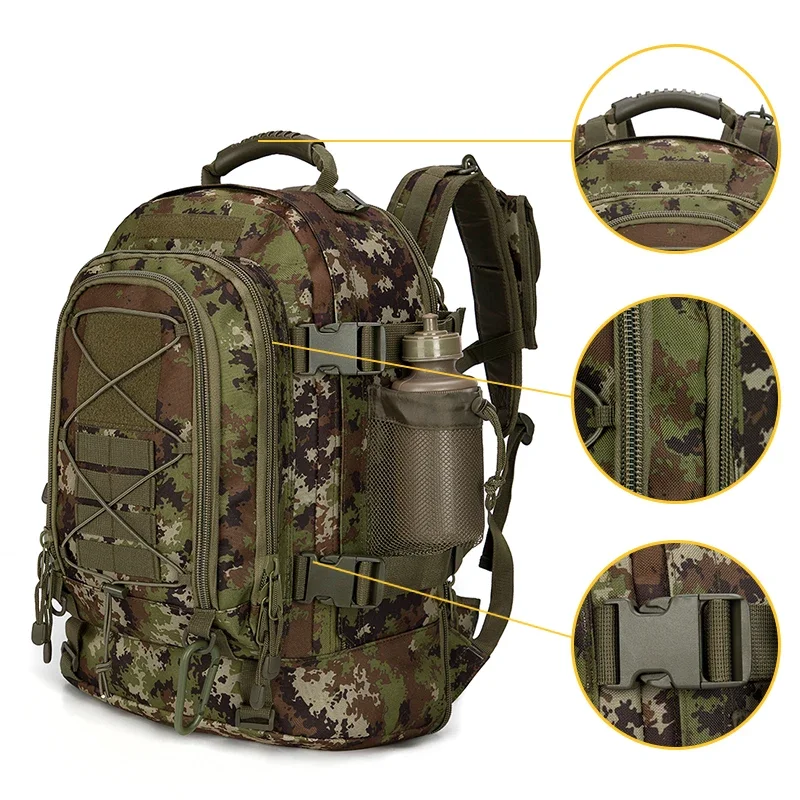 Plecak taktyczny plecak taktyczny Molle Mochila torby myśliwskie Camo 35L plecak wędkarski wodoodporna wspinaczka torba wędkarska Outdoor