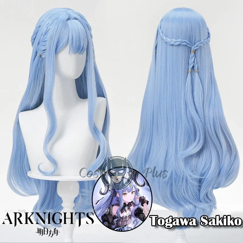 

Arknights Ave Mujica Togawa Sakiko, парик для косплея, длинные синие волнистые парики для женщин и девочек, BanG Dream Oblivionis, Рождественский карнавал