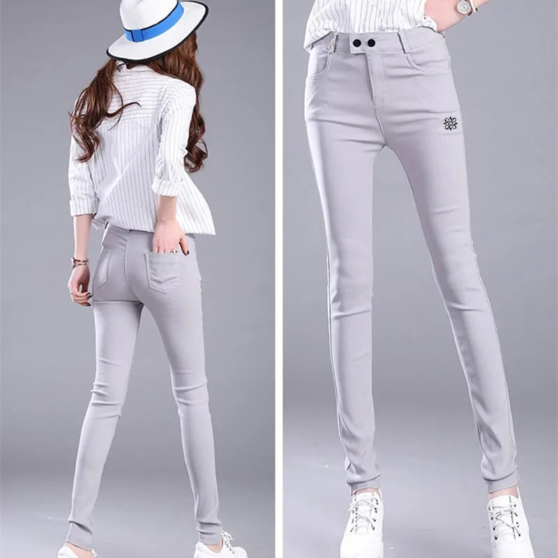 

Women jeans Golf Pants Fashion Slim leggings Golf Trousers Ladies Spring Autumn High Elastic Sweatpants Comfortable 2024 골프웨어여성