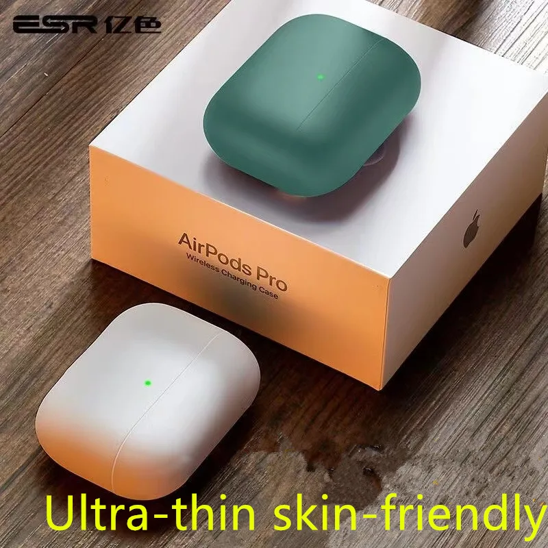Weiche Silikonhülle, kabelloser Bluetooth-Headset-Schutz für AirPods Pro-Kopfhörerzubehör
