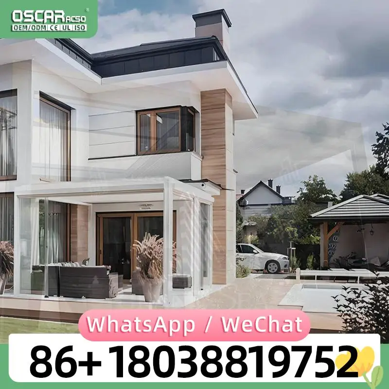 عريشة ألومنيوم خارجية مقاومة للماء على شكل سقف معدني للحديقة