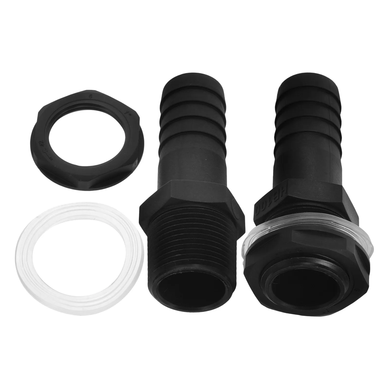 

2 шт. пластиковых соединителей-переходников для водяных баков, для садового шланга, дождевой бочки, ванны, бассейна, пруда, аквариума, сверхпрочные