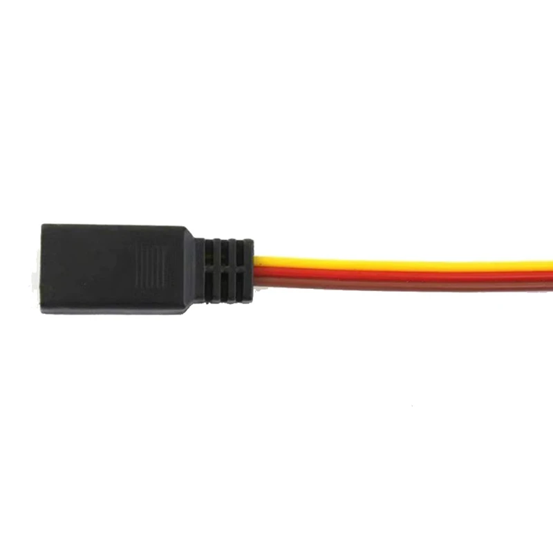 1Pcs 3Pin Servo Extension Lead Wire Cable For RC Futaba JR Male To Female 35.5Cm