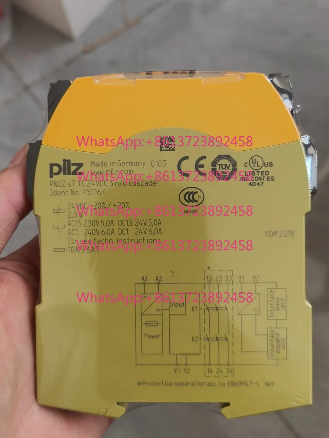 PILZ Pilz safety relay PNOZ s7.1 751167