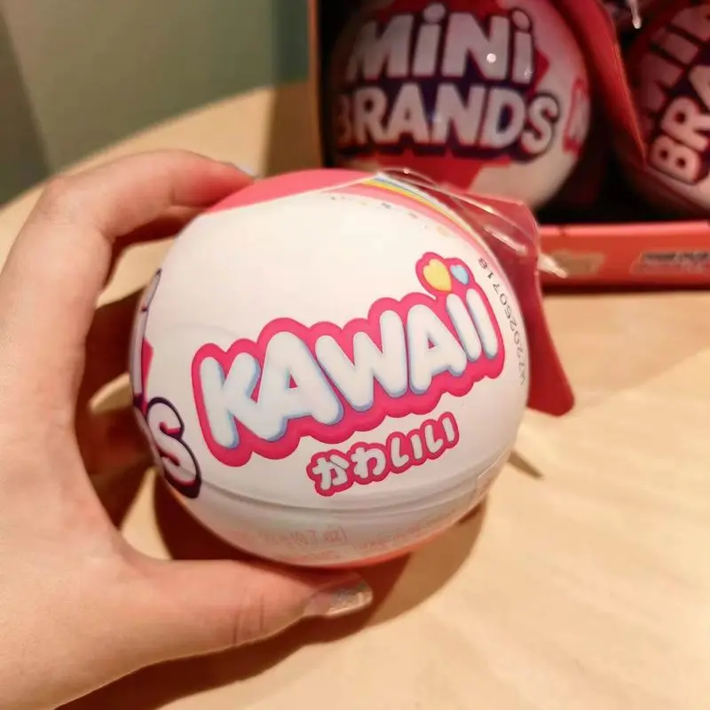 

Zuru Mini Brands Kawaii Minis To Collect Blind Ball Surprise Ball Toy Stress-Relieving Cute Girl Fingertip Model Miniature Toy