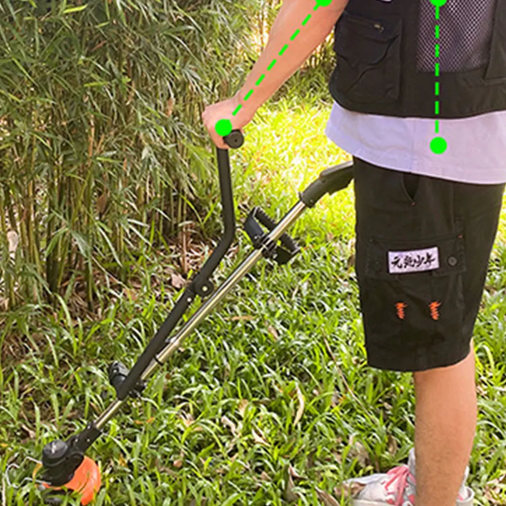 Weedeater Handle Grip Adjustable Angle String Trimmer Handle Extension Ergonomic Trimmer Handle for Lawn Care and Landscaping