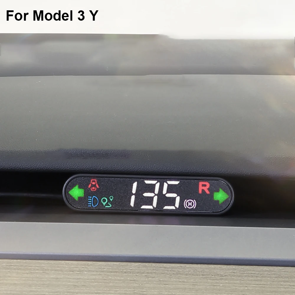 HUD Head-up Display For Tesla Model Y 3 Dedicated Head-up Display Speedometer For TESLA Car Model 3 Y Accessiores