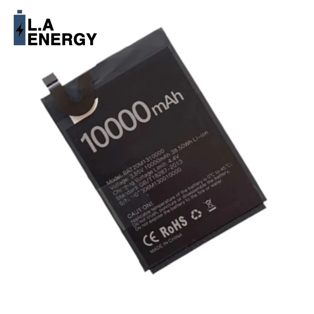 New 10000mAh Replacement Battery for DOOGEE S88 S88 Pro BAT20M1310000 Mobile Phone Large Capacity