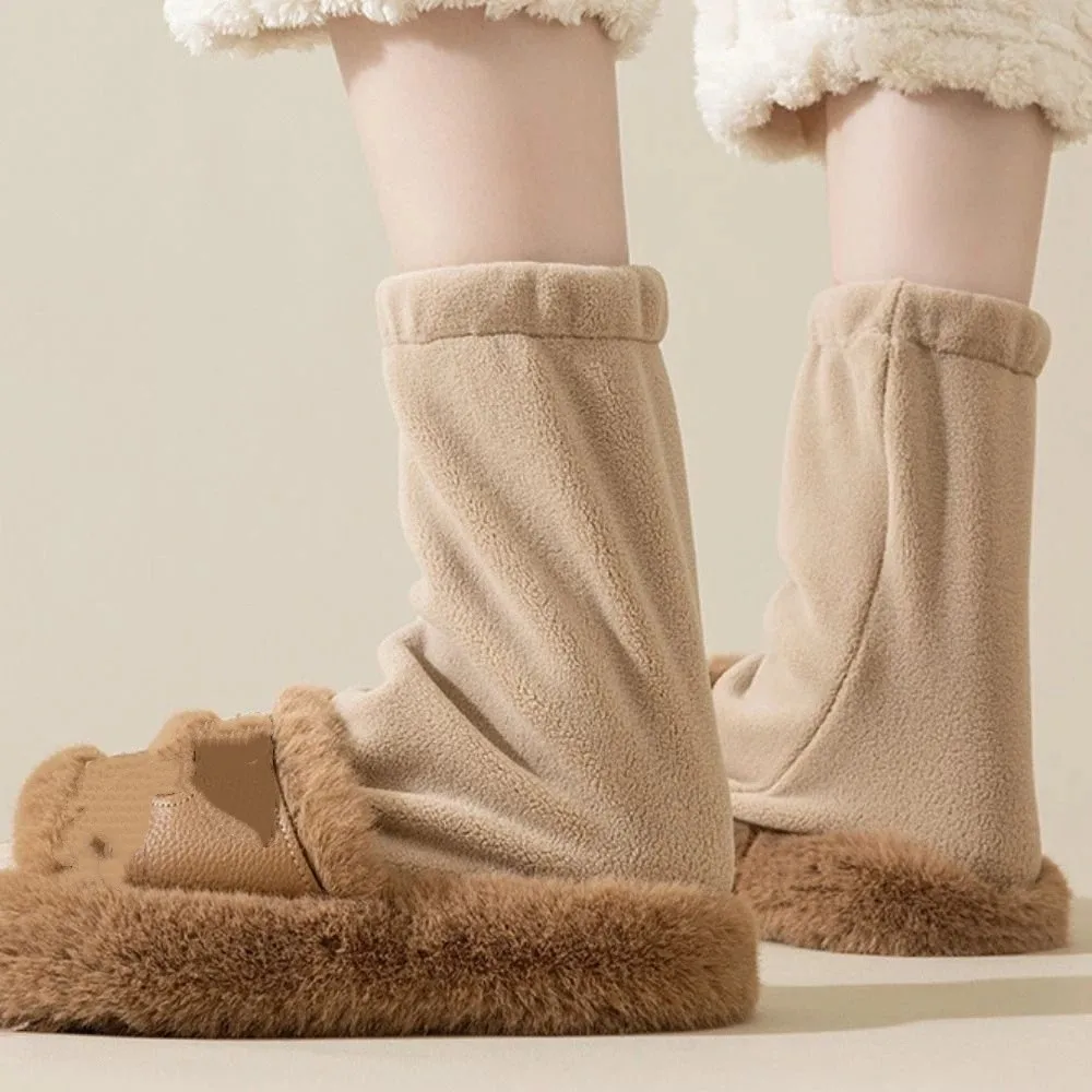 لطيف أفخم الصوف جوارب النوم رشاقته الدافئة حماية القدم الجوارب فضفاضة الجوارب لينة النوم الجوارب النساء النساء