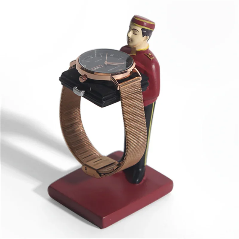 Servant Watch Display Table Male Waiter Watch Table Watch Stand Accessories Jewelry Display Stand Watch Storage Tray