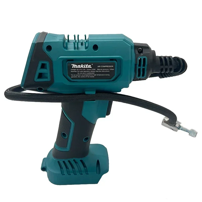 Makita Cordless Portable Electric Air Pump 12V Rechargeable Handheld Air Compressor For Cars For Makita 18V Battery view 5